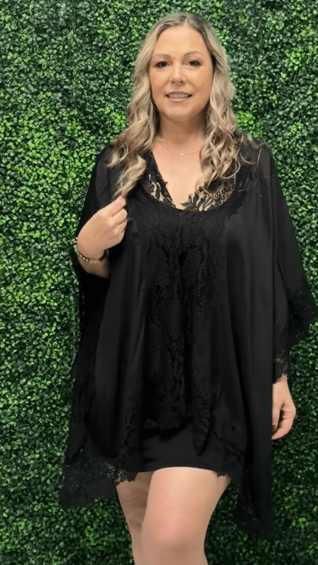 poncho long sleeve shirts - 1