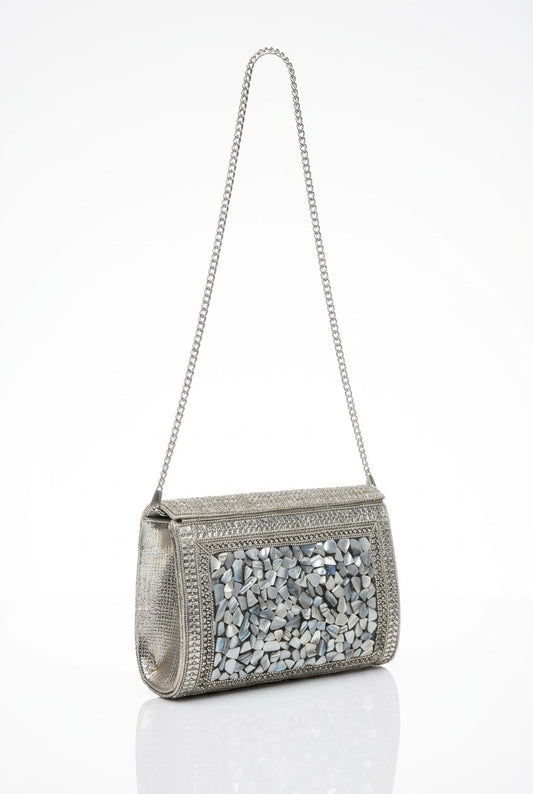 Handmade Metalic Clutch