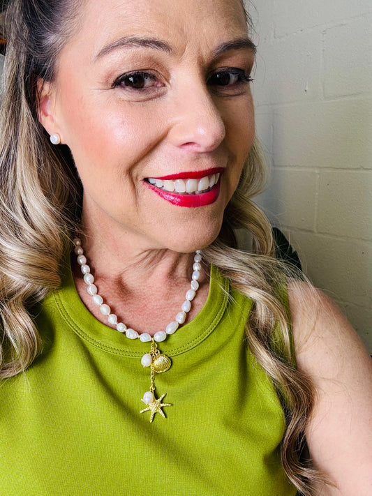 Ocean Pearl Necklace