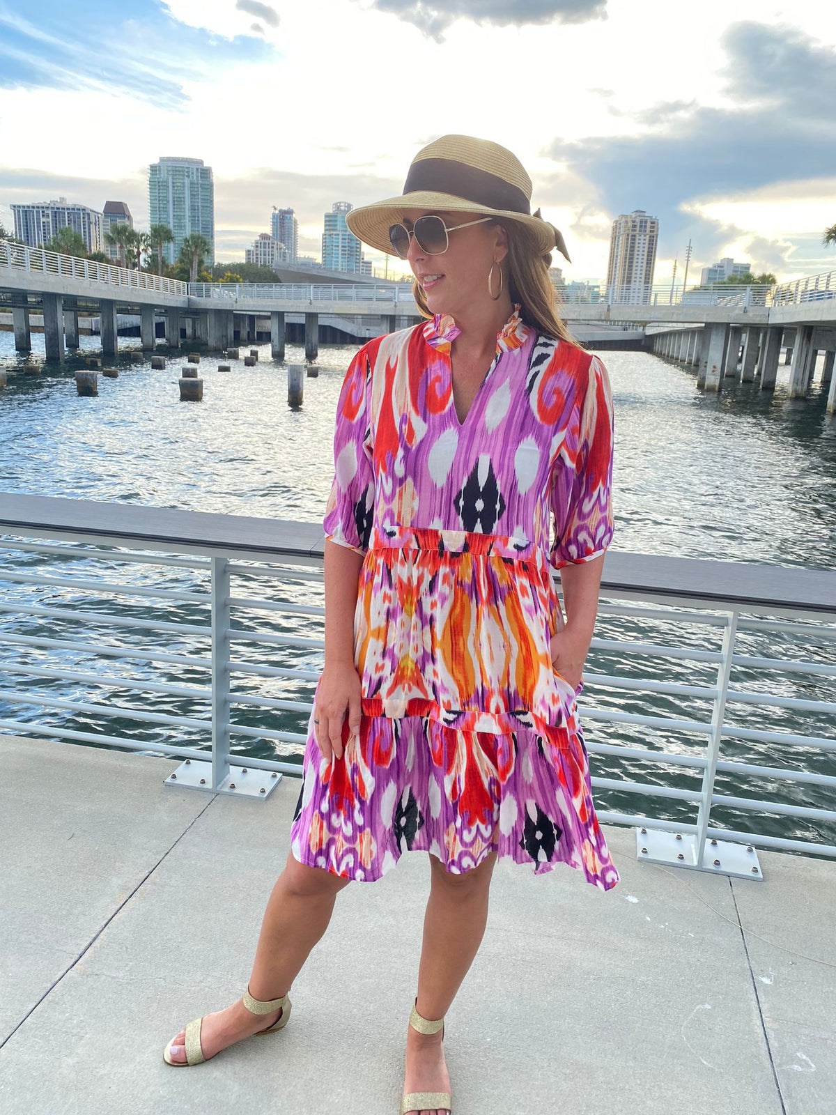 Veronica Gypsy Short Dress.
