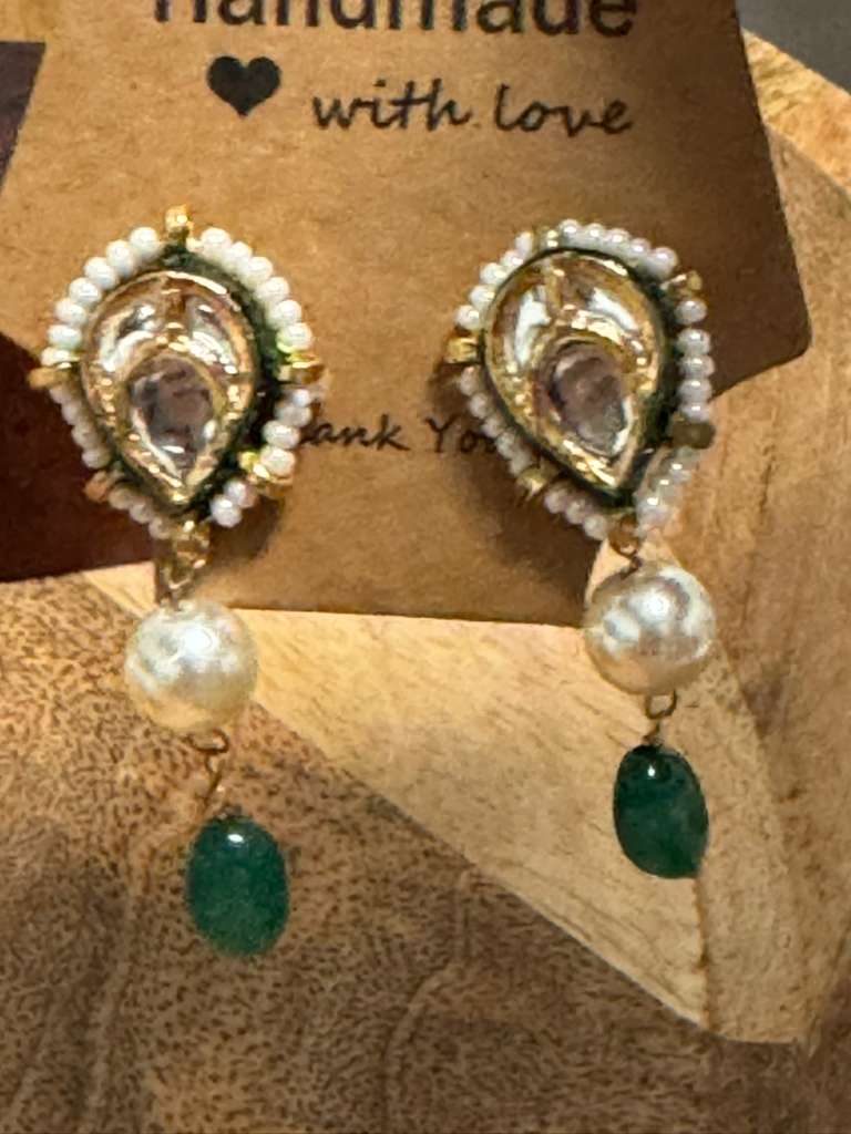 Kundan Drop earrings