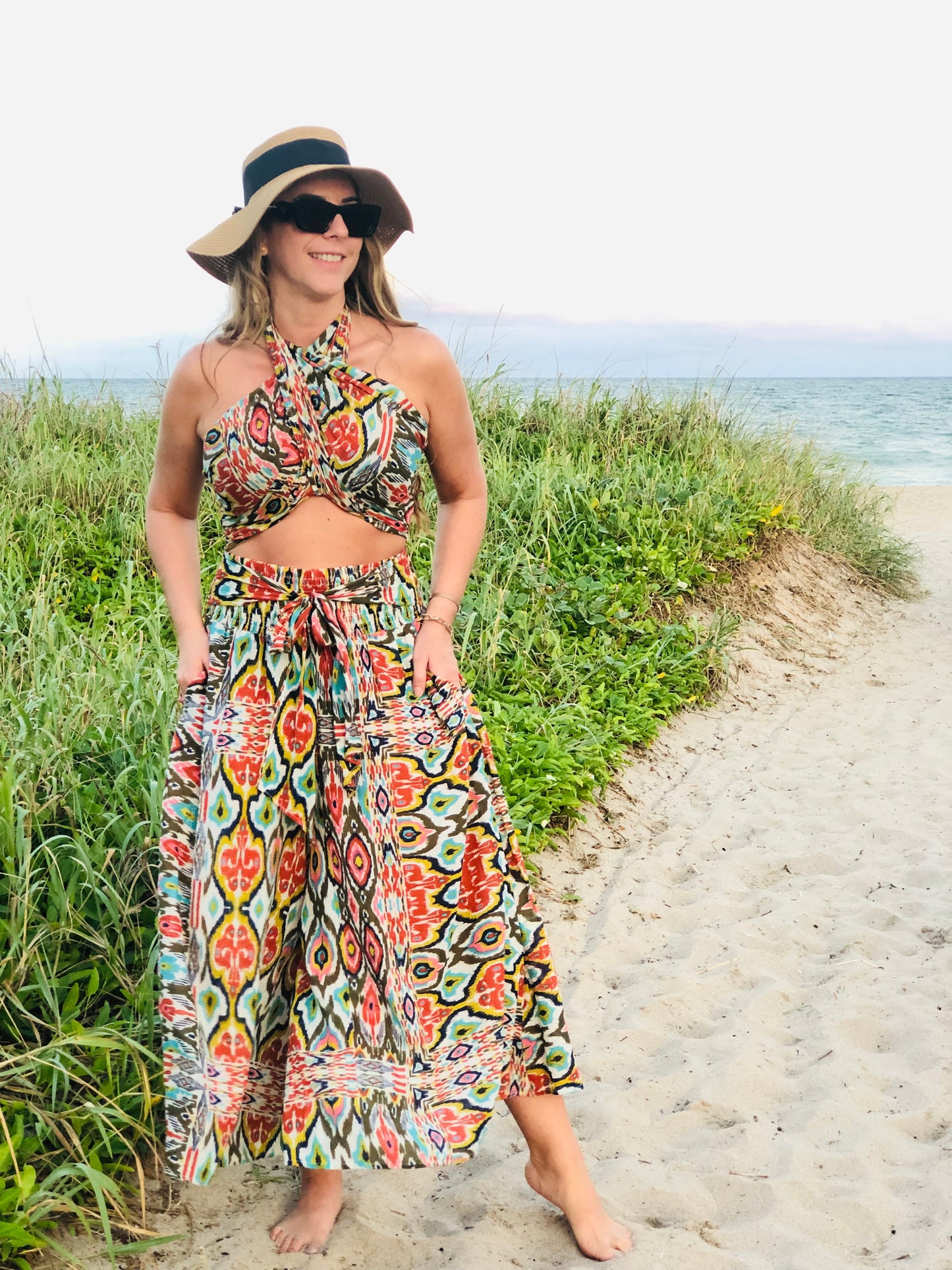 Aztec Rust Scarf