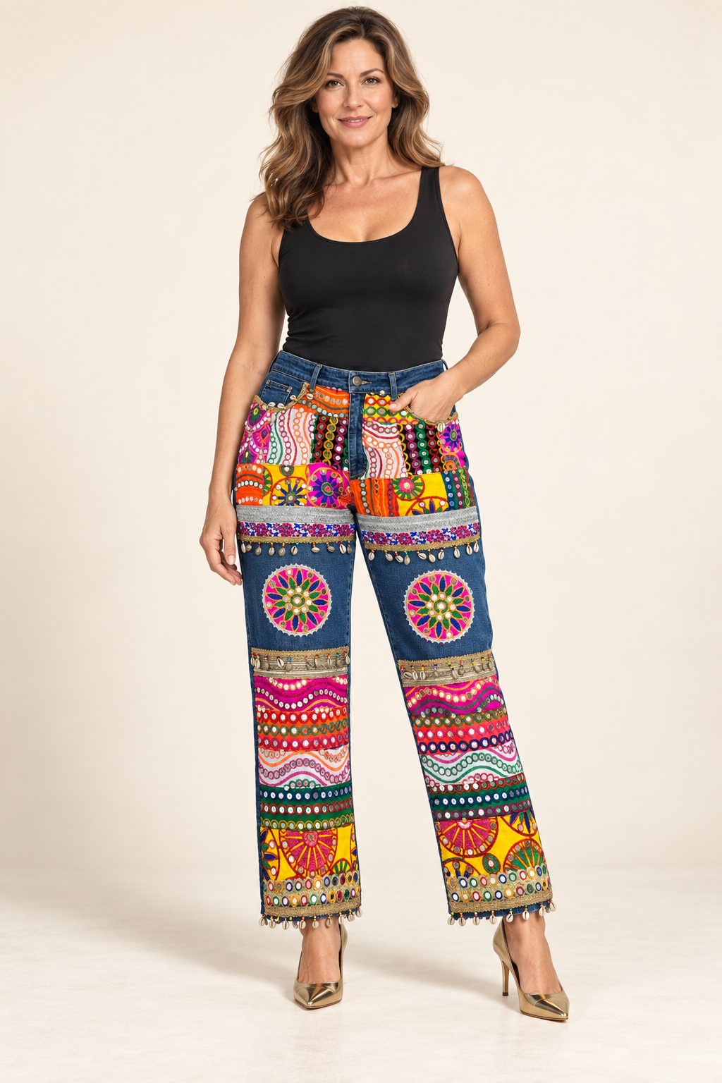 Jaipur Mosaic Artisan Jeans