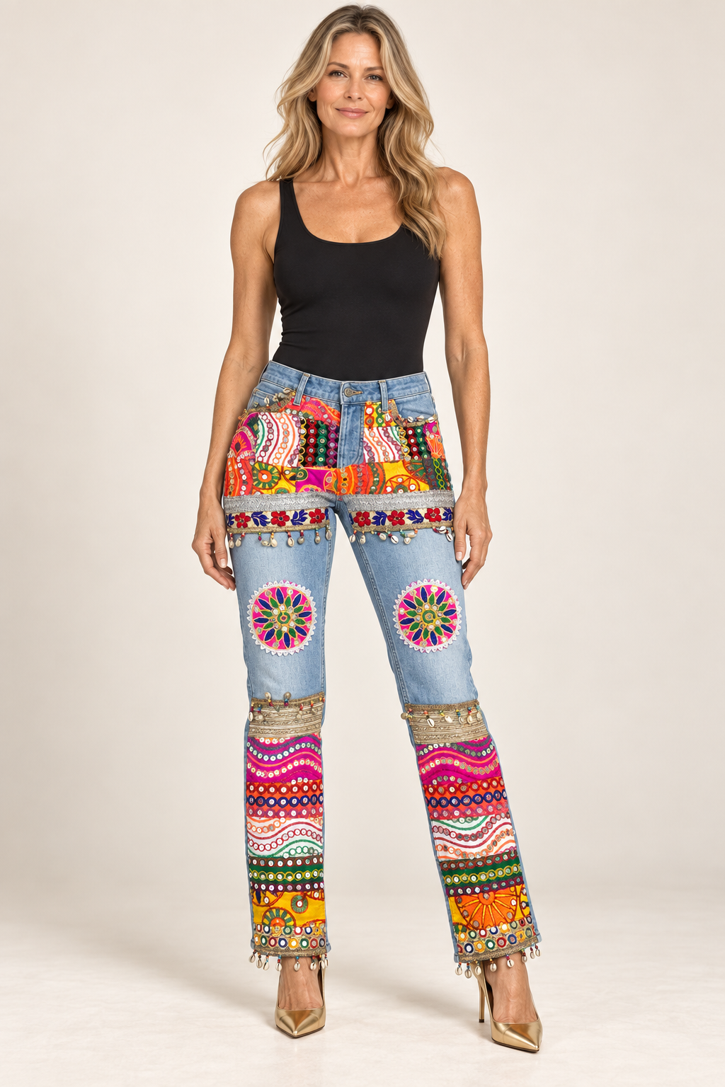 Jaipur Mosaic Artisan Jeans