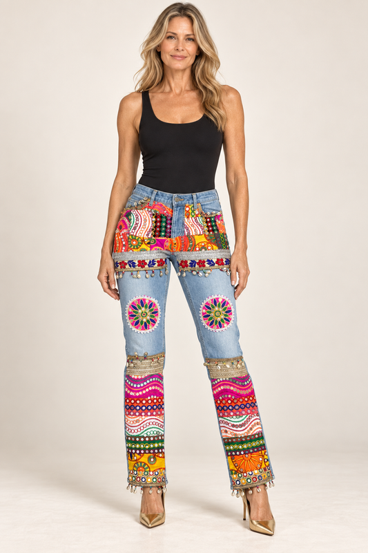 Jaipur Mosaic Artisan Jeans