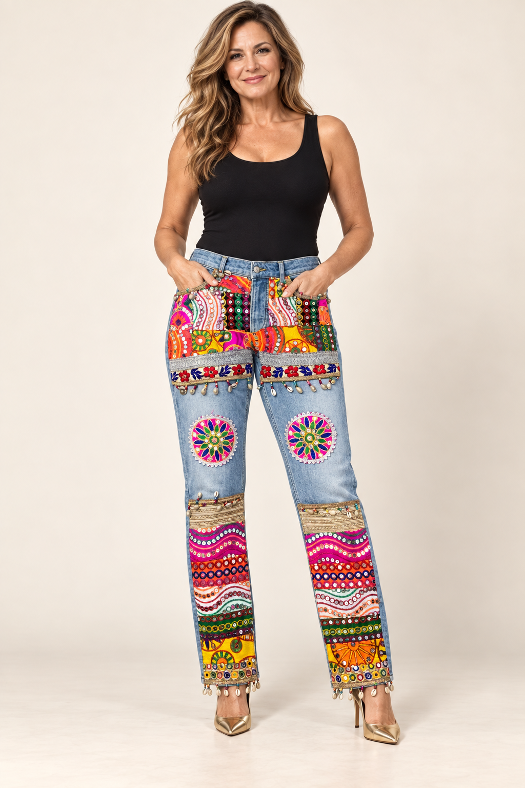 Jaipur Mosaic Artisan Jeans