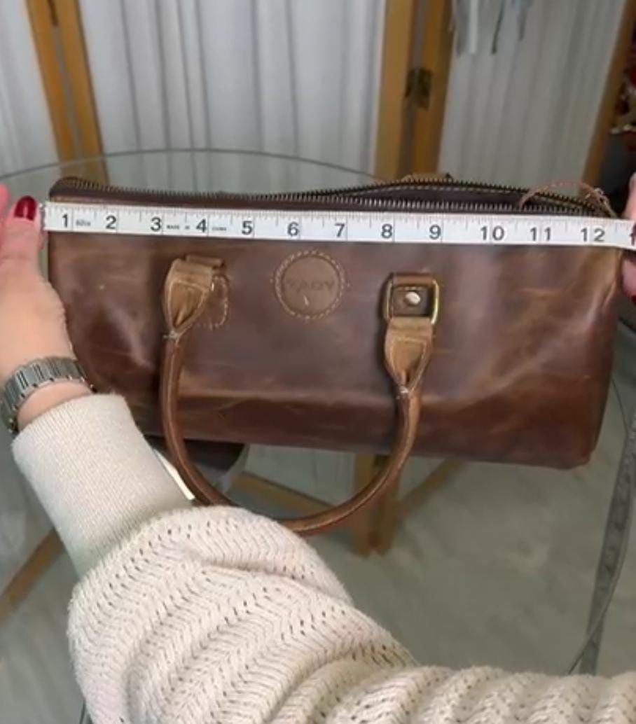 YADY Handmade Pull-Up Leather Wine Bag | Limited Edition
