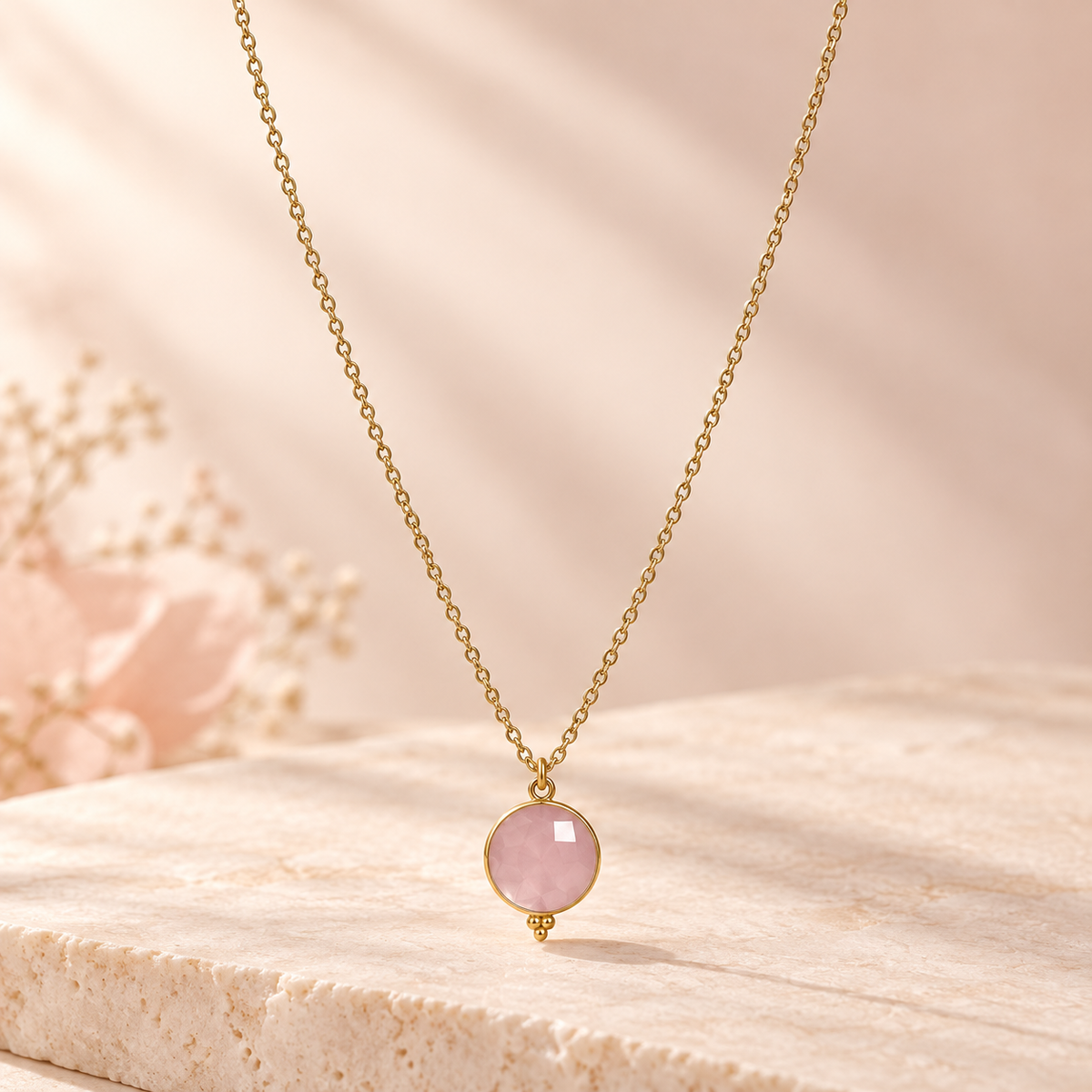 AMARA Rose Quartz Necklace