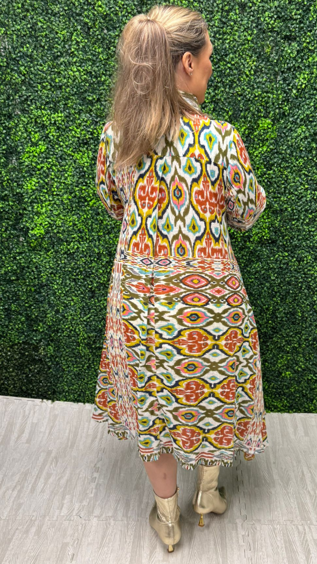 Dana Aztec Blue Dress Yady Clothing Dana Aztec Blue Dress Yady Clothing