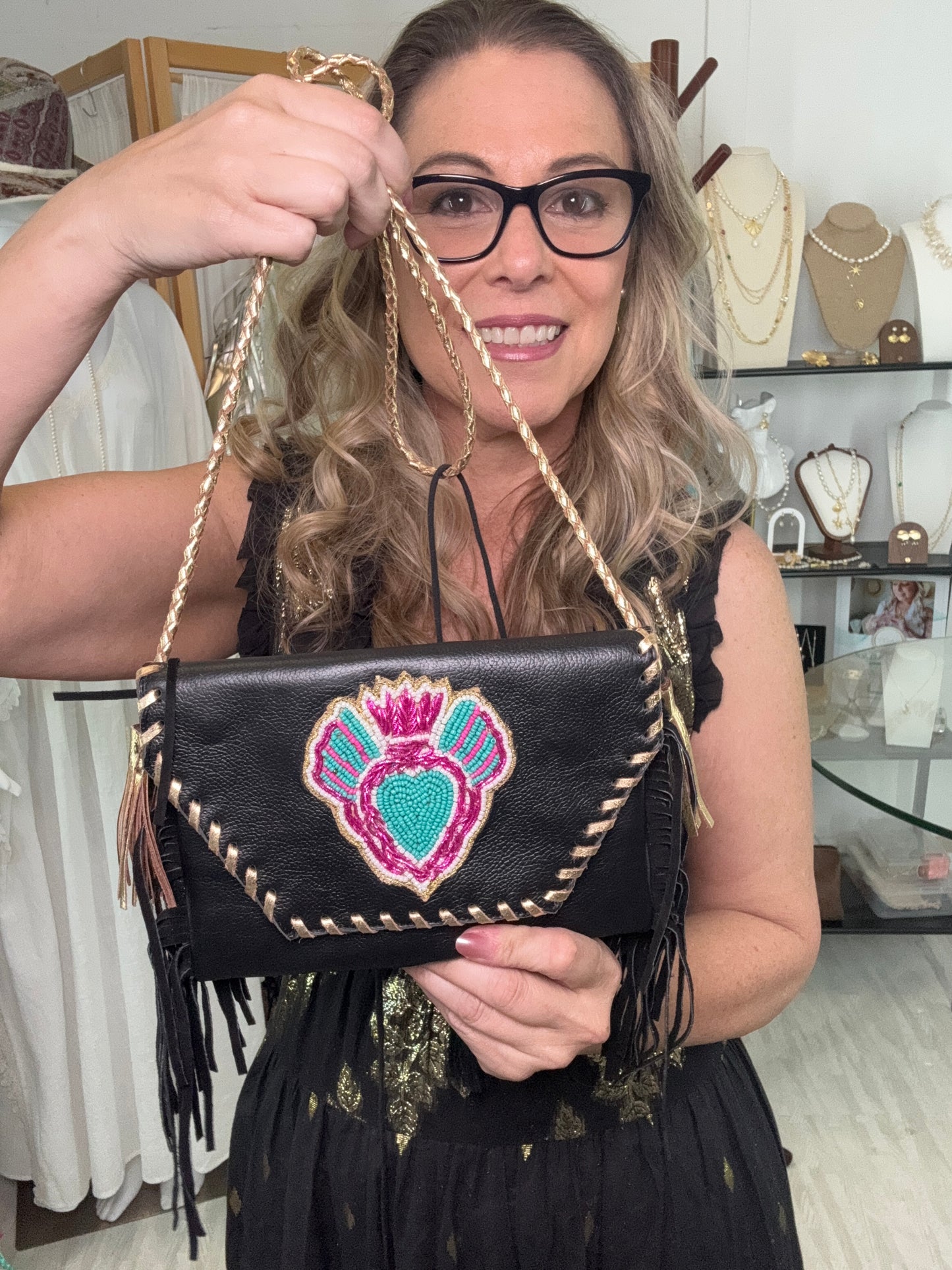 YADY Leather-Fringes