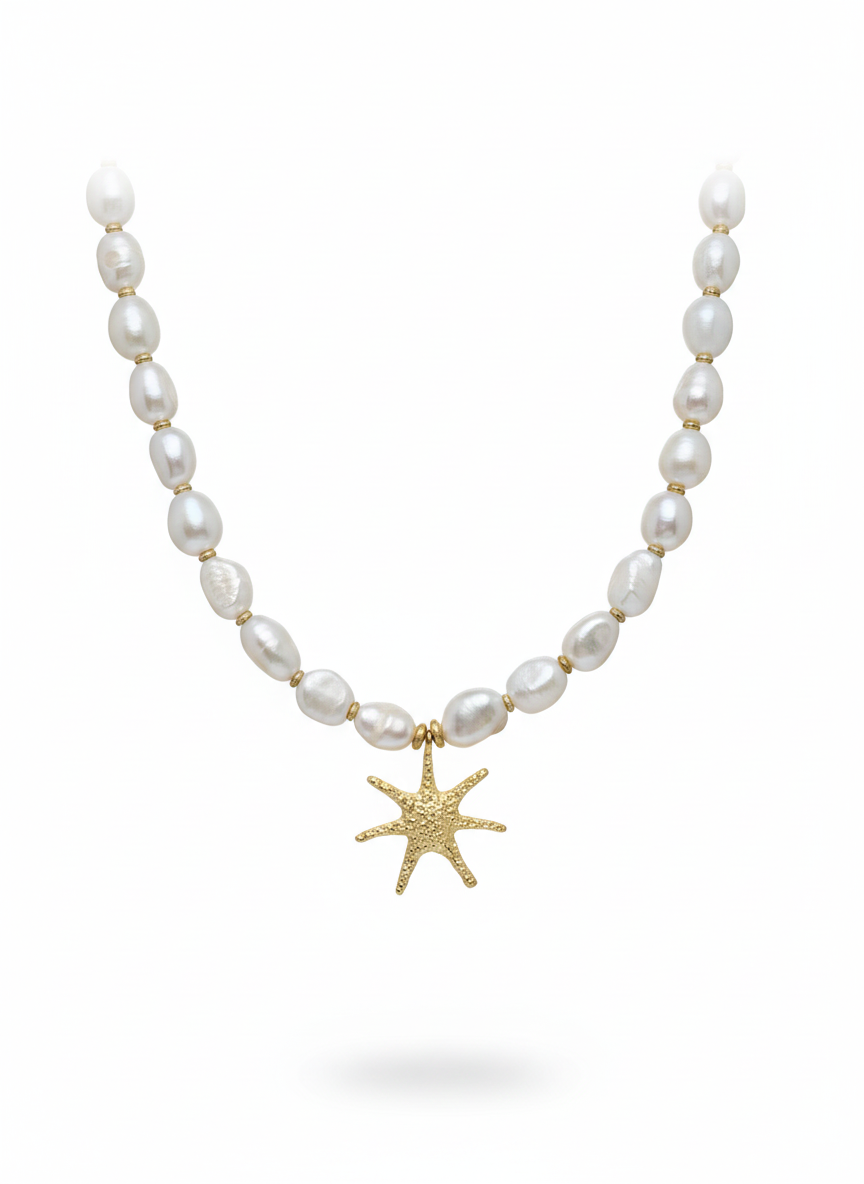 Mini Necklace Pearl