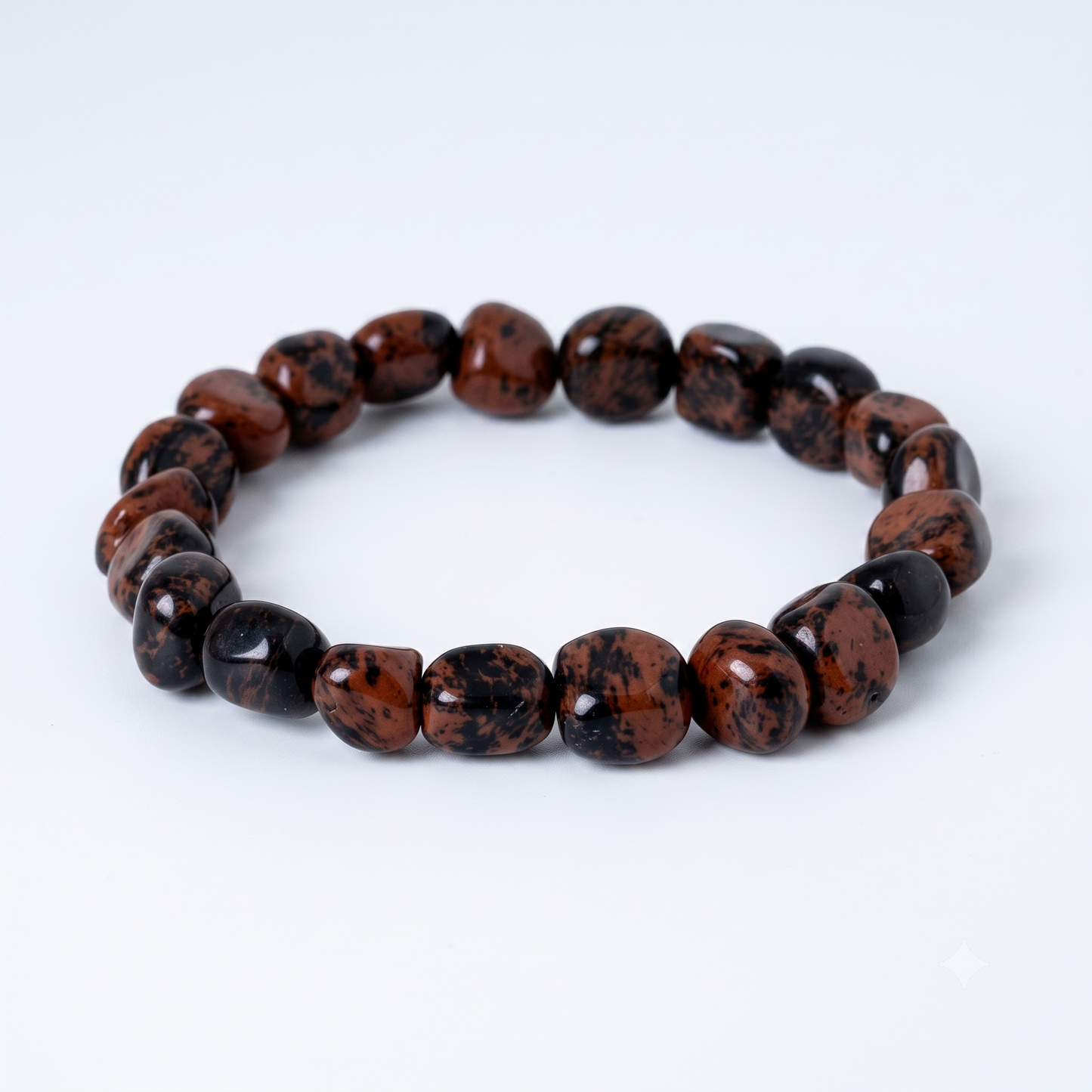 Midnight Mahogany Obsidian Bracelet