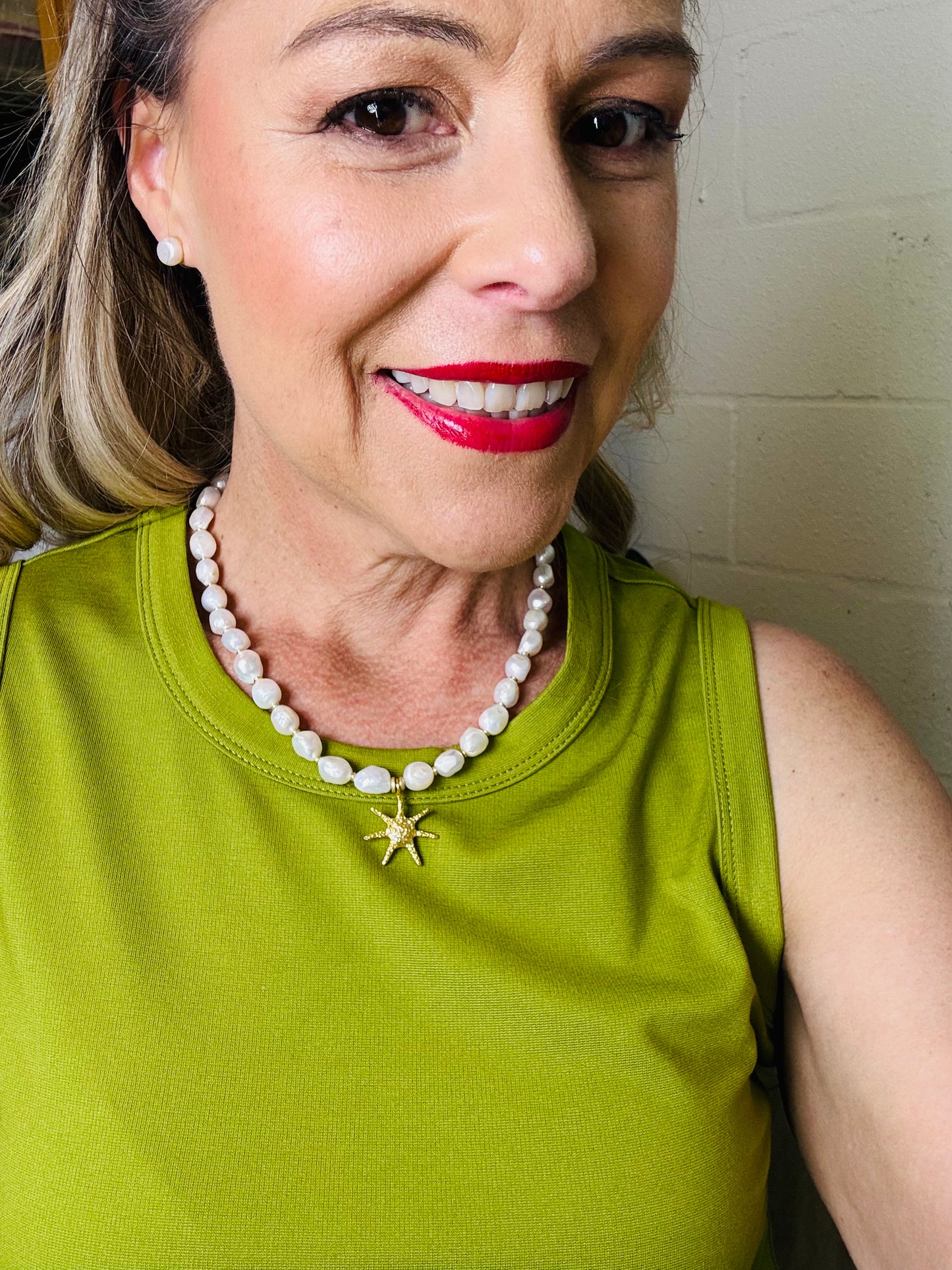 Mini Necklace Pearl