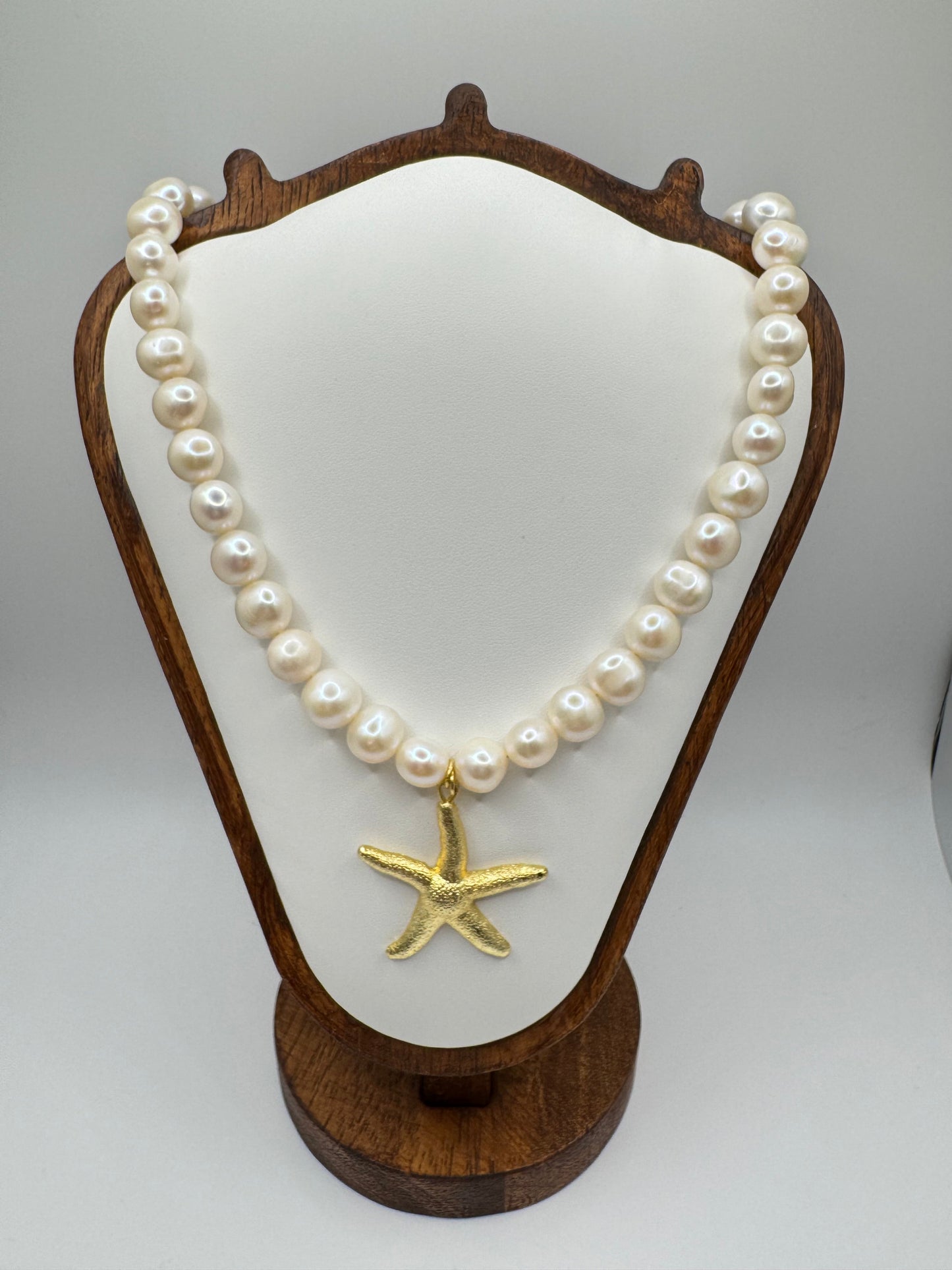 Starfish Pearl Necklace