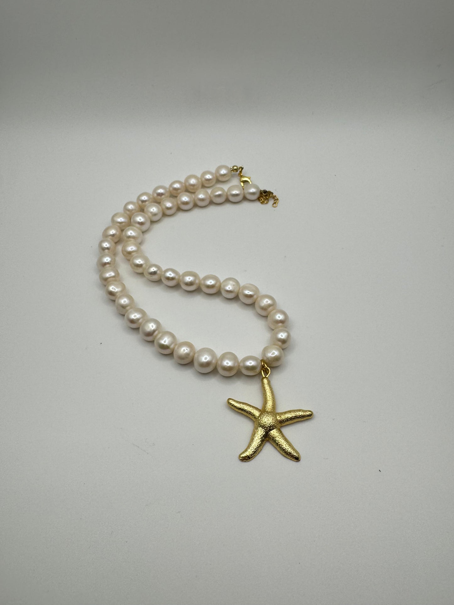 Starfish Pearl Necklace
