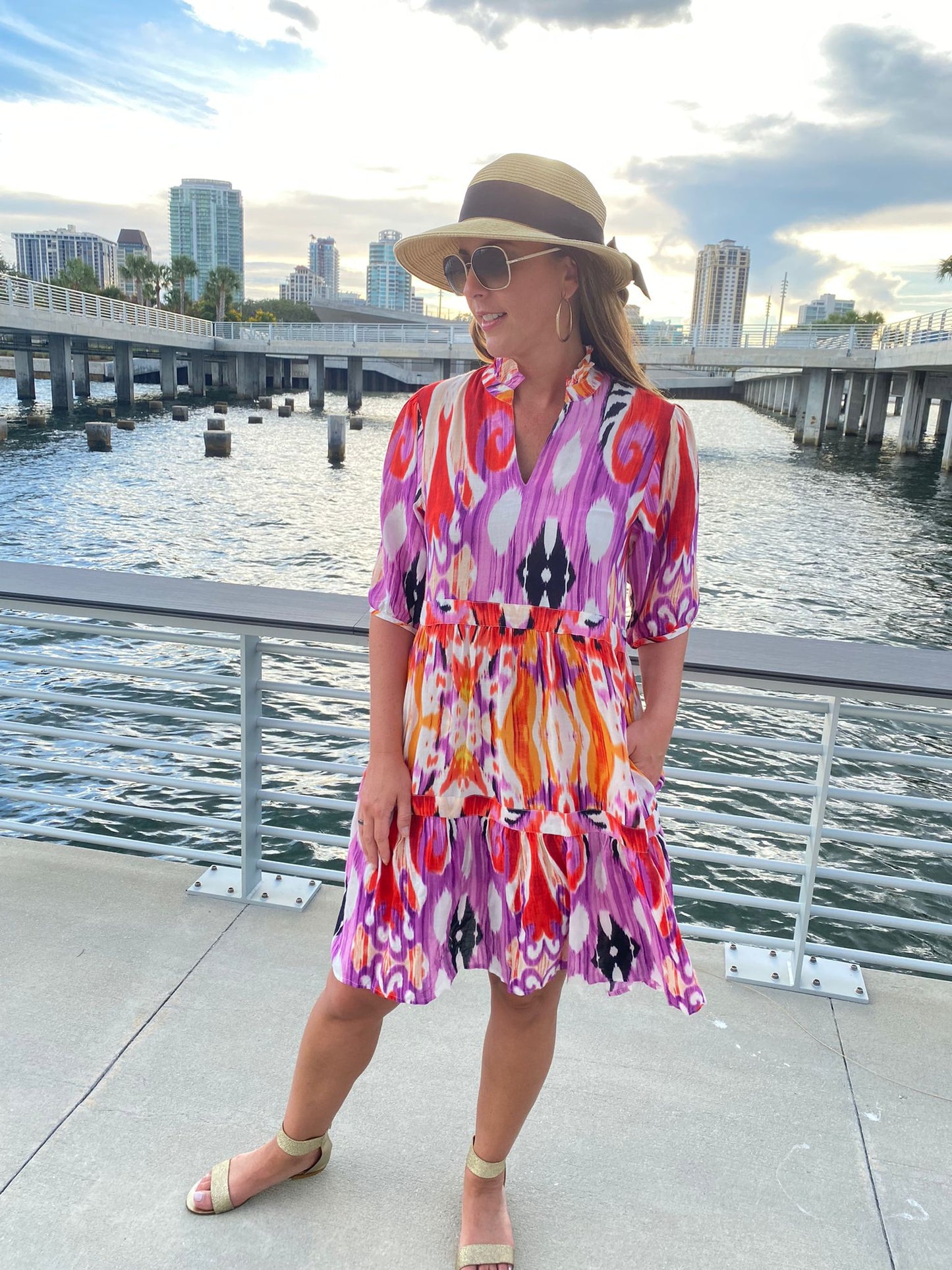 Veronica Gypsy Short Dress.