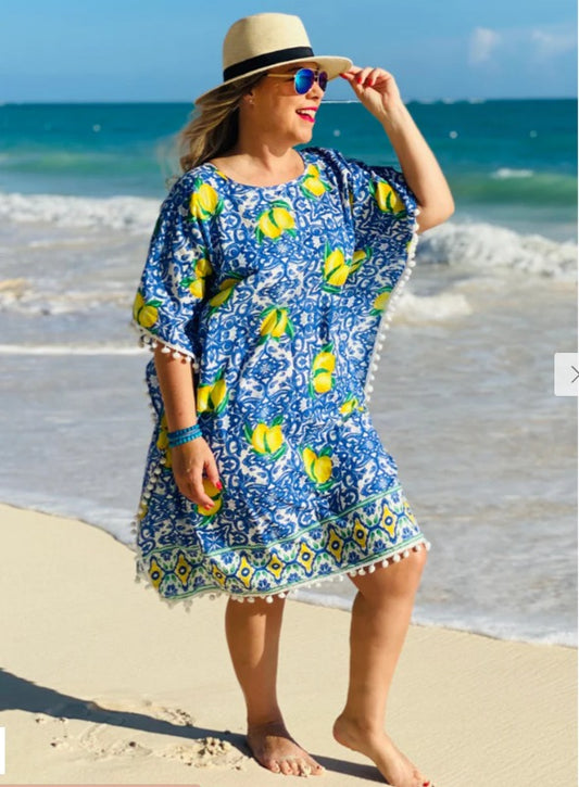 Brisa Kaftan Lemon