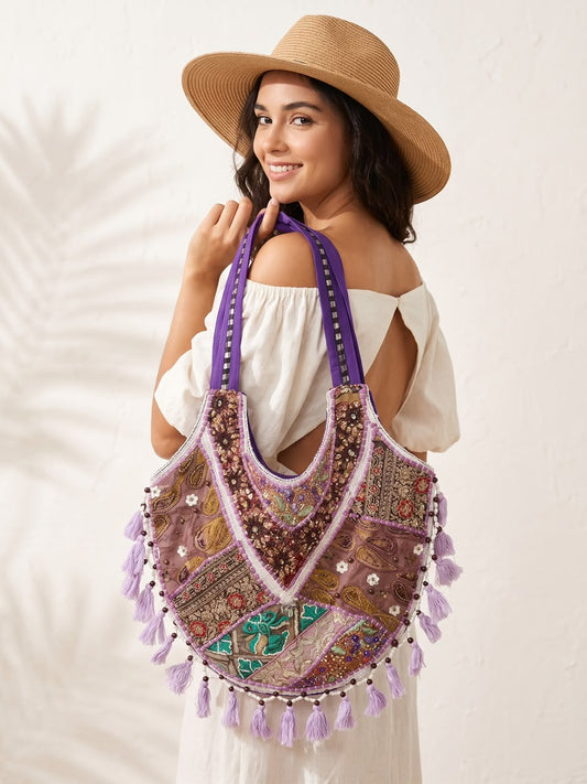 Vintage Handmade Boho Bag