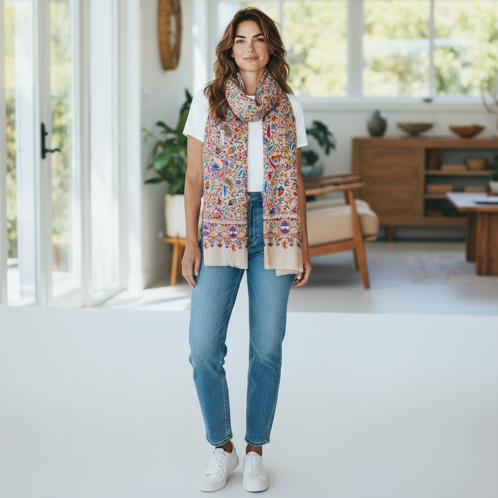 Pashmina-style scarf